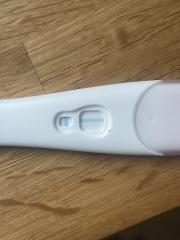 Can anyone else see a second line on this test?