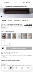 Next “The Set” 8 piece bedding set