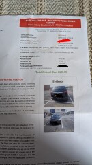 Parking ticket despite being within the bay lines