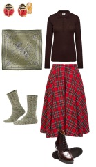 Winter work tops and layers to wear with long skirts