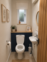 Please help - design ideas needed for downstairs toilet room - Pic included.
