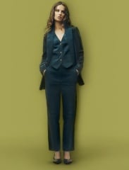 Where can I find a tall trouser suit in colour?