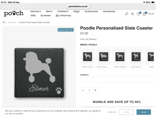 Poodle themed gifts!