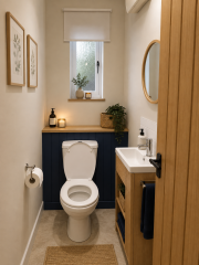 Please help - design ideas needed for downstairs toilet room - Pic included.