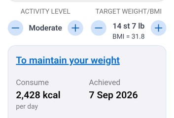 Another summer weight gain upset