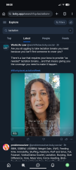 Bluesky v Twitter lactation and toxicity