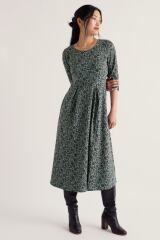 Petite natural fibre dress for everyday Winter wear