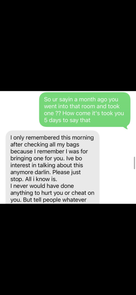 Condom missing from boyfriend’s spare room?? Weeks ago but it’s still hurting my head. Help 🙈🤣