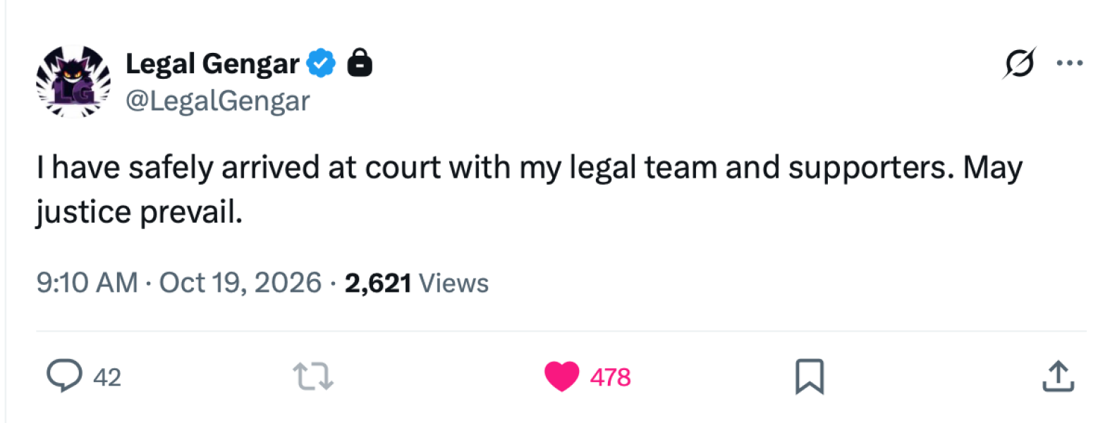 Hayden v Heath (LegalGengar) 21st November