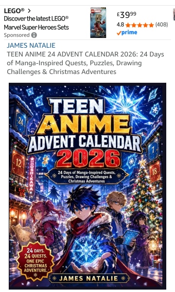Manga/Japanese inspired advent calendar
