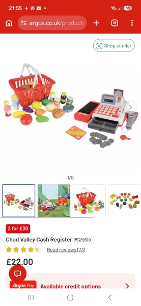 Another "can you help me find"... Cashiers till for older children 6-8yrs