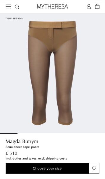 What do you think of these semi sheer capris ?