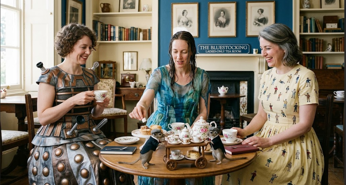 Welcome to the Bluestocking! It is celebration time for everyone!