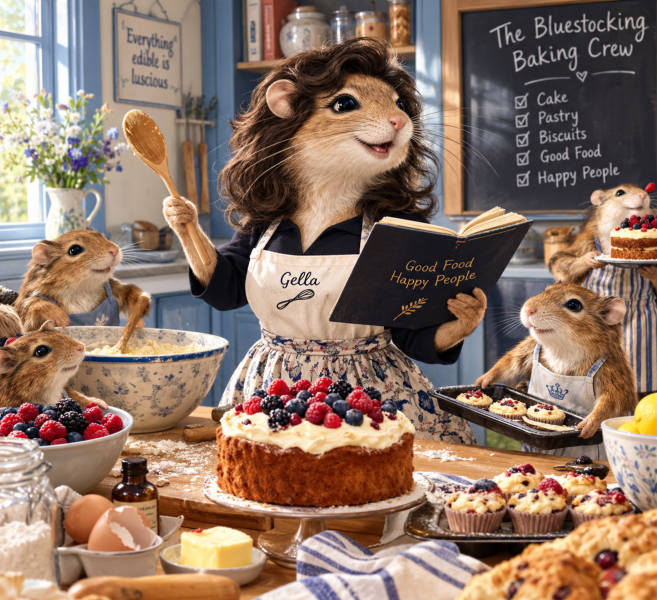 Welcome to the Bluestocking! It is celebration time for everyone!