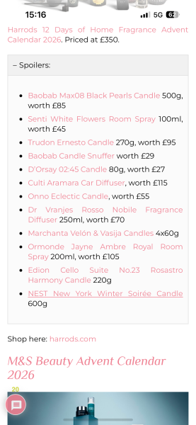 Beauty advent calendars thread for spoilers, offers and stock updates 🌸💃🌸❄️🧣🎁🎁🎁🎁