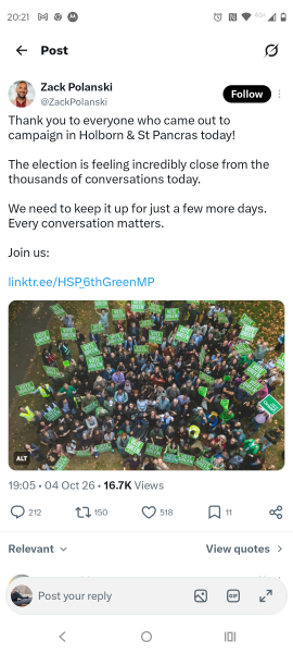 Sexism/other issues in the Green party England & Wales - Discussion Thread 3