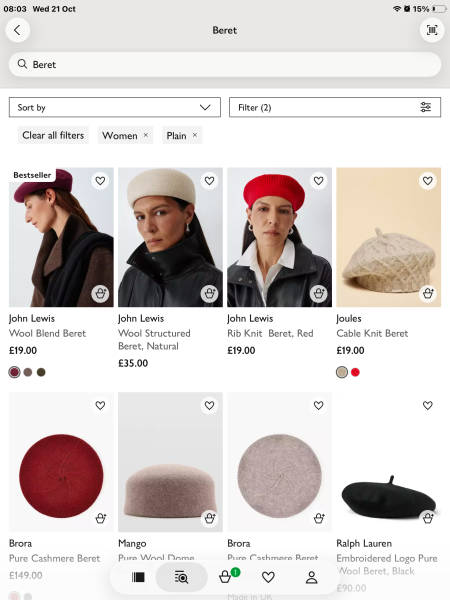Where can I buy a beret with a feather?