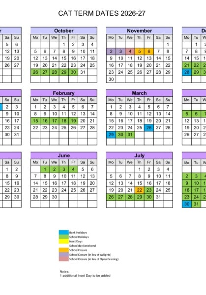 2-week half-term