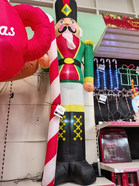 ENORMOUS decorations in the shops! 🔔
