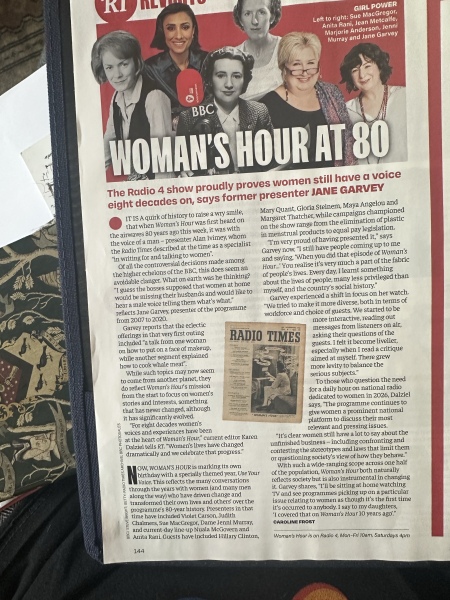 Woman’s Hour - themed year, Use Your Voice