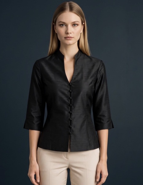 Looking for a black evening blouse