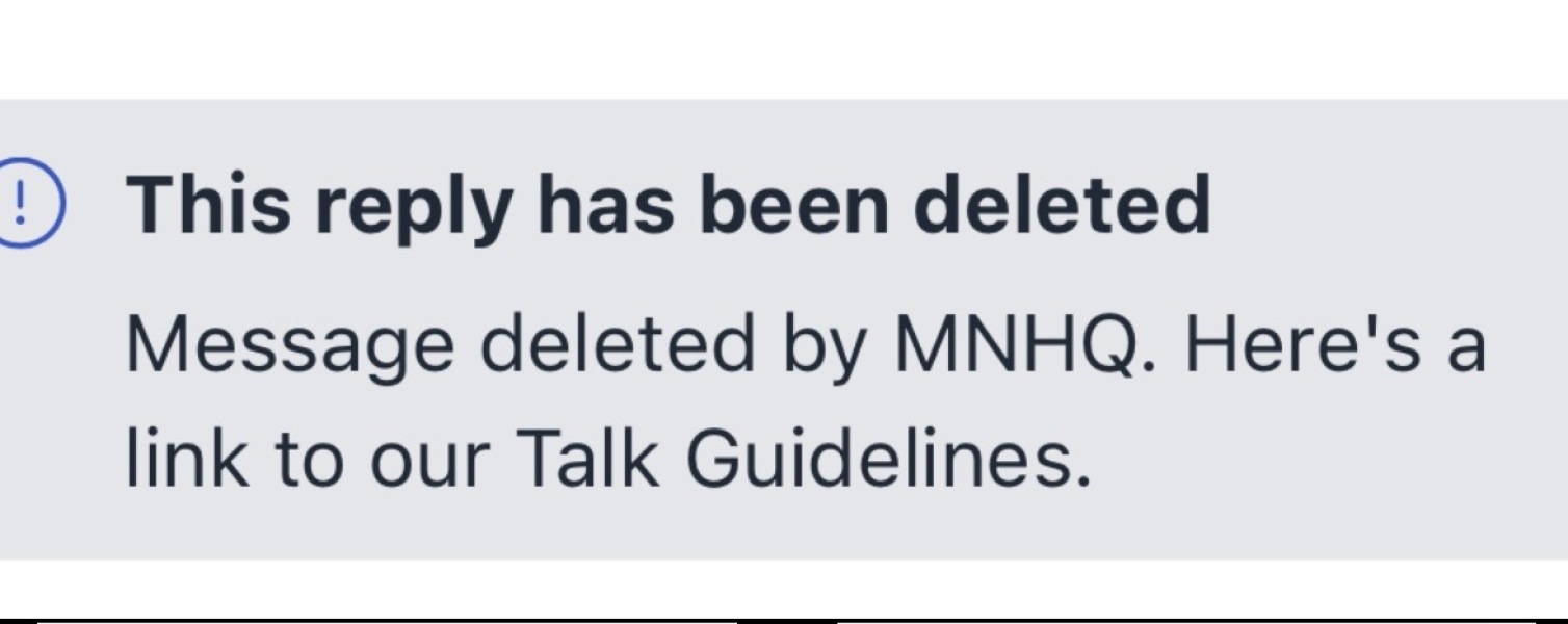 Please could you leave the Username when someone quotes a deleted message.