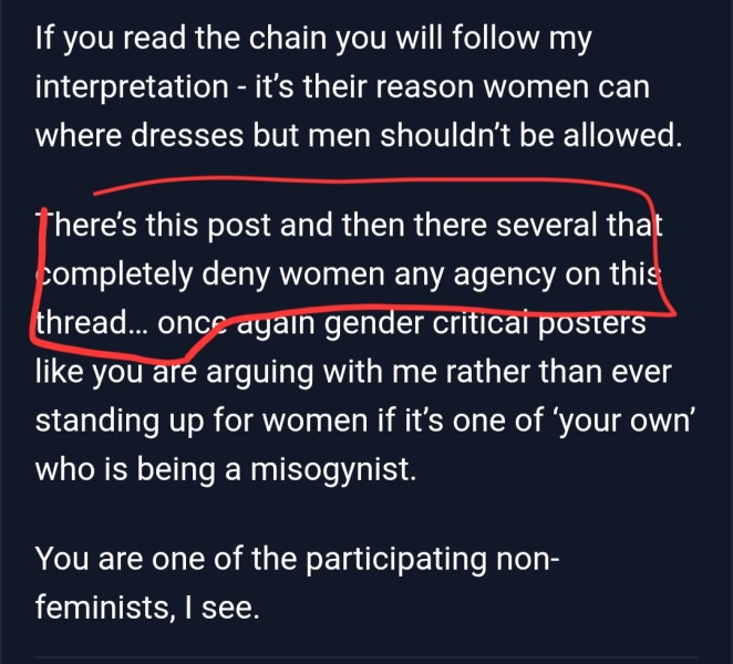 A Man in a dress- how would you feel?