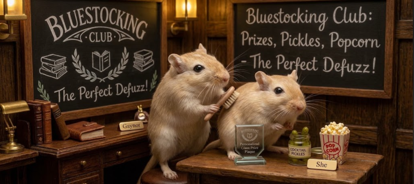 Welcome to the Bluestocking! It is celebration time for everyone!