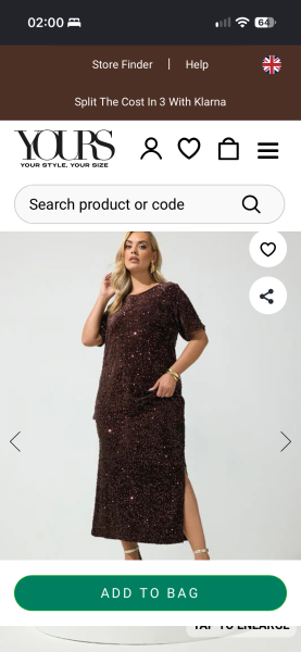 Please help me find a dark dress, for a size 20, apple shape