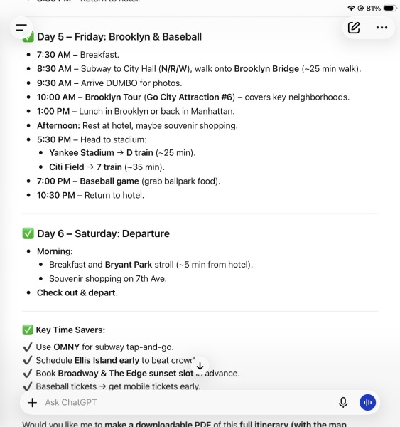 Help me plan a New York trip