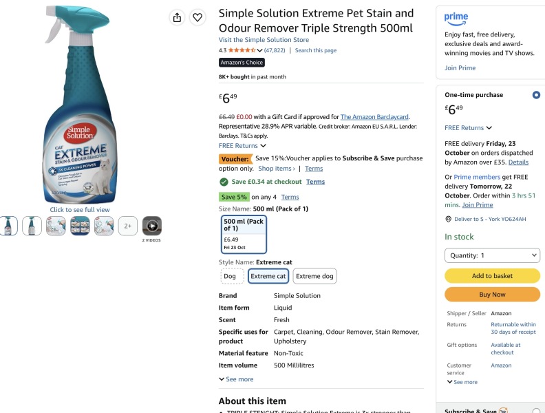 Oh I’m so cross! How do I rescue my sofa?