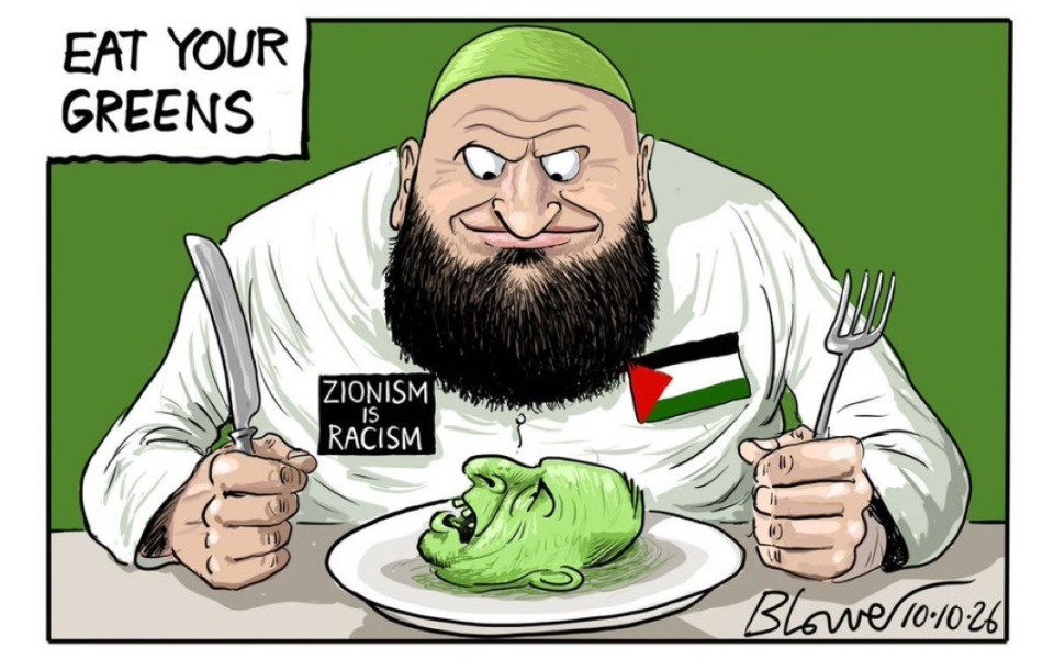 Greens adopt policy treating Zionism as racism (part 2)