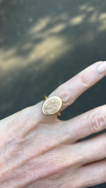 Signet ring ideas for 40th