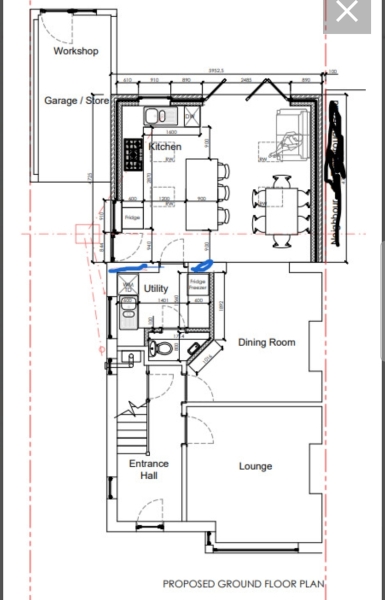 Reno advice: Would putting the kitchen in the middle room be a mistake?