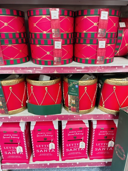 ENORMOUS decorations in the shops! 🔔