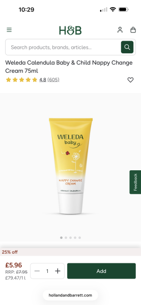 Blistering nappy rash