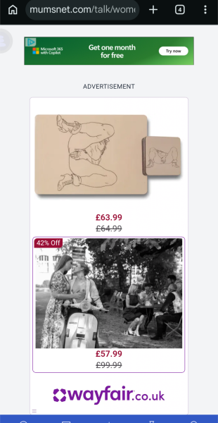 More inappropriate ads