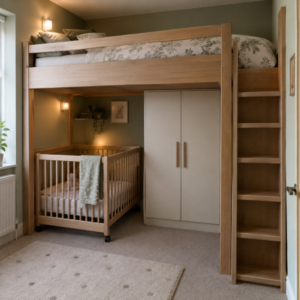 Surprise 3rd baby but only 2 bed house