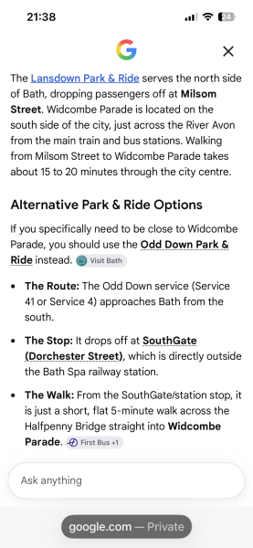 Parking in Bath
