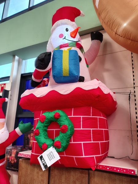 ENORMOUS decorations in the shops! 🔔