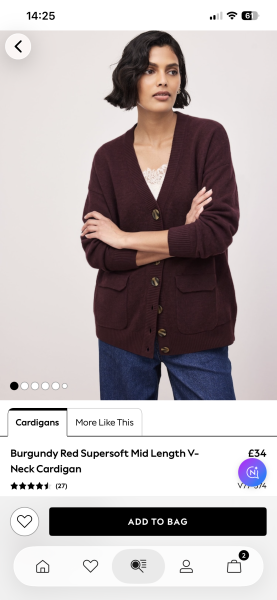 Which cardigan?