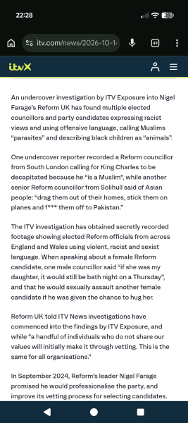 Reform comment!