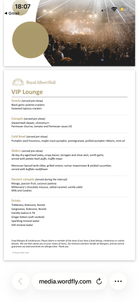 To think that this menu isn’t suitable for children?
