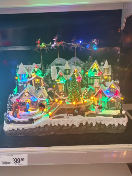 ENORMOUS decorations in the shops! 🔔