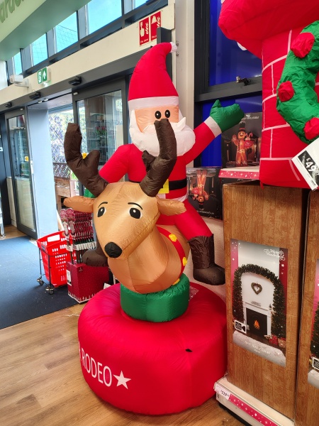 ENORMOUS decorations in the shops! 🔔