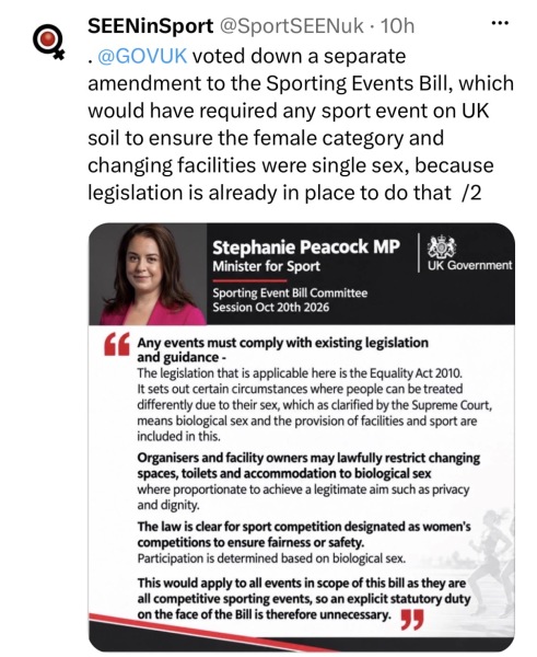 Amendment to the Sporting Events Bill
