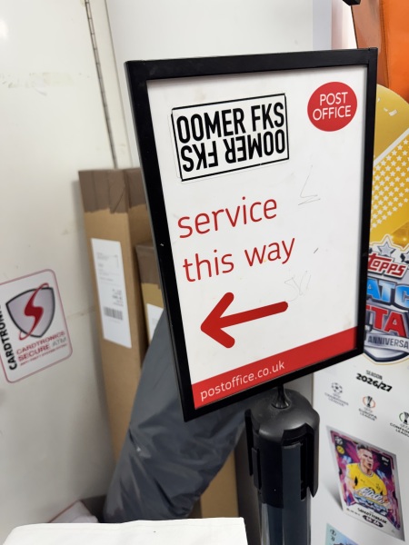 To ask for help deciphering this sign?