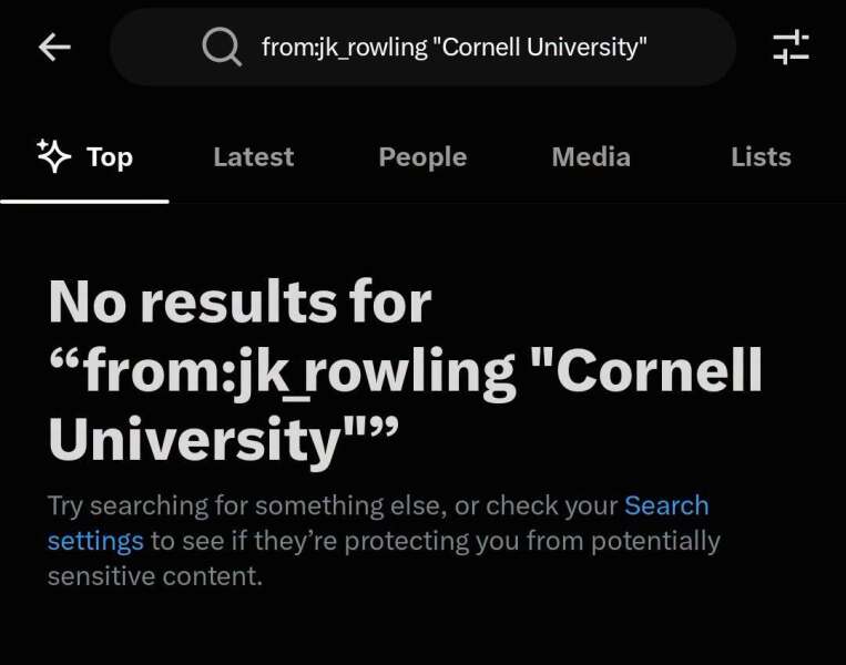 Silence on Cornell