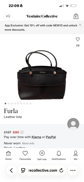 Black leather work tote but make it cool
