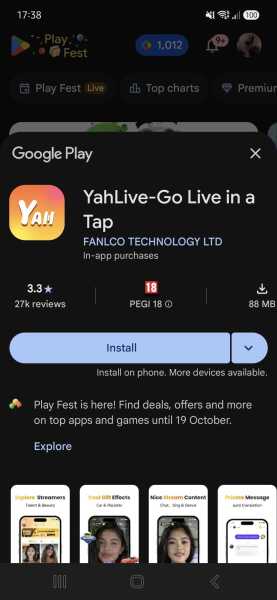 Inappropriate adverts